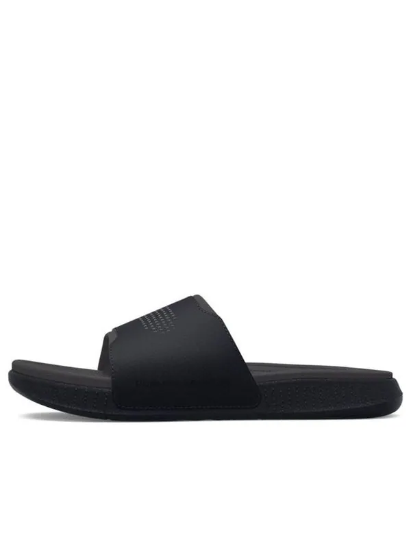 Тапочки ansa elevate slide 'black jet grey' Under Armour