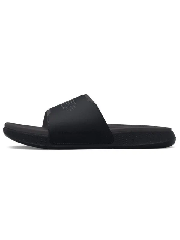 Тапочки ansa elevate slide 'black jet grey' Under Armour — изображение 2 из 4, черный