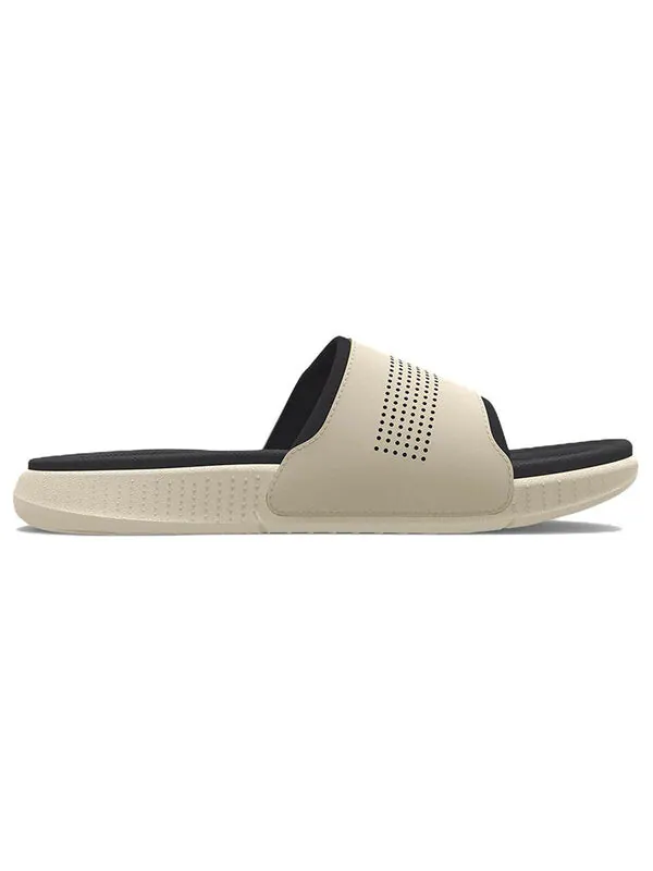 Тапочки ansa elevate slide 'stone jet grey' Under Armour — изображение 3 из 4, серо-белый