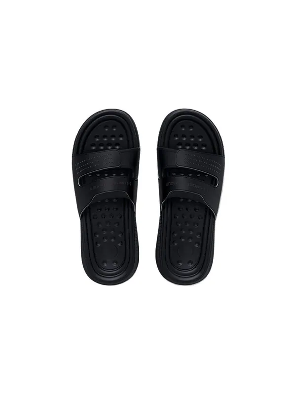 Тапочки ansa studio slide 'black jet grey' Under Armour — изображение 4 из 4, черный/серый