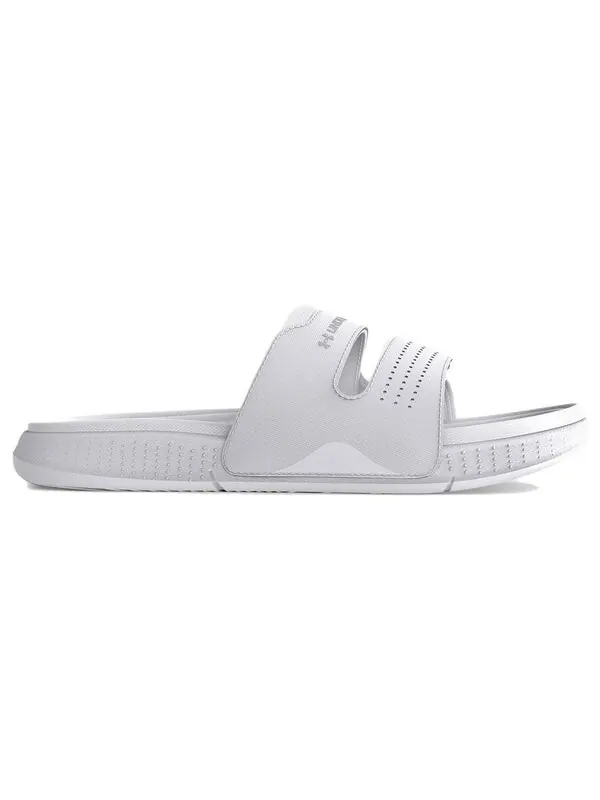 Тапочки ansa studio slide 'white halo grey' Under Armour — изображение 3 из 4, белый