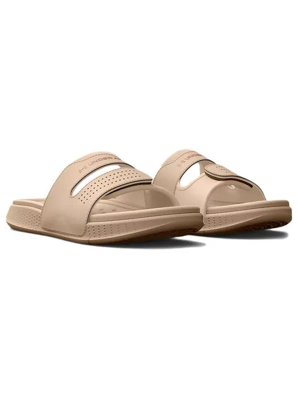 Тапочки ansa studio slide 'peach ice' Under Armour — изображение 4 из 4, коричневый