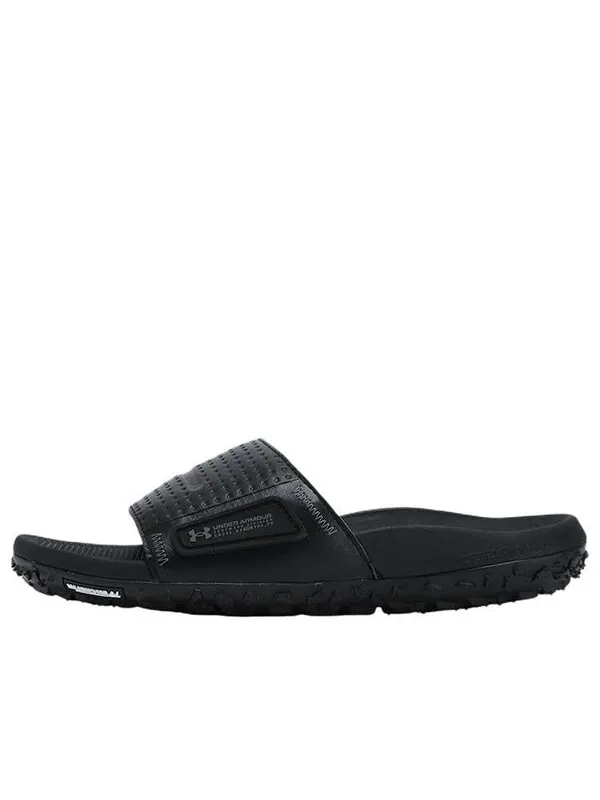 Тапочки ft sway slide 'triple black' Under Armour