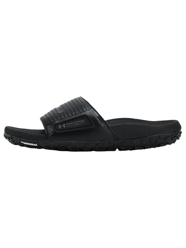 Тапочки ft sway slide 'triple black' Under Armour — изображение 2 из 4, черный/черный/черный