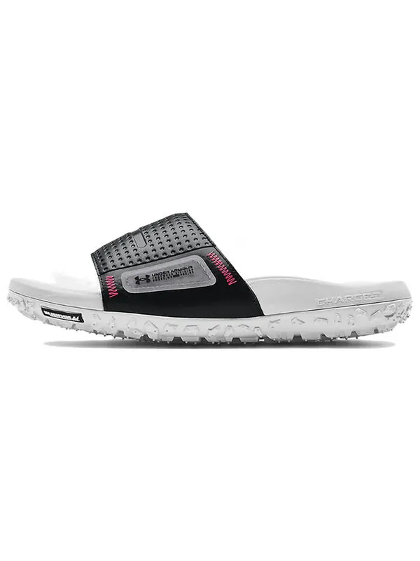 Тапочки ft sway slide 'white black' Under Armour — изображение 2 из 4, белый/черный