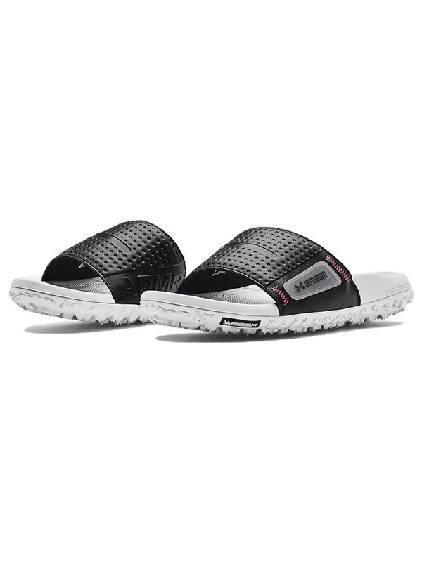 Тапочки ft sway slide 'white black' Under Armour — изображение 4 из 4, белый/черный