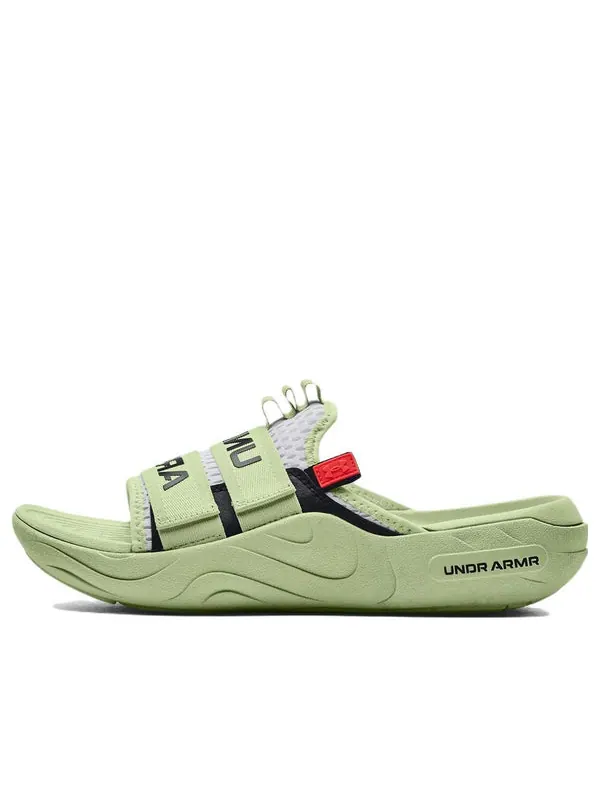 Тапочки alpha slide 'phosphor green' Under Armour