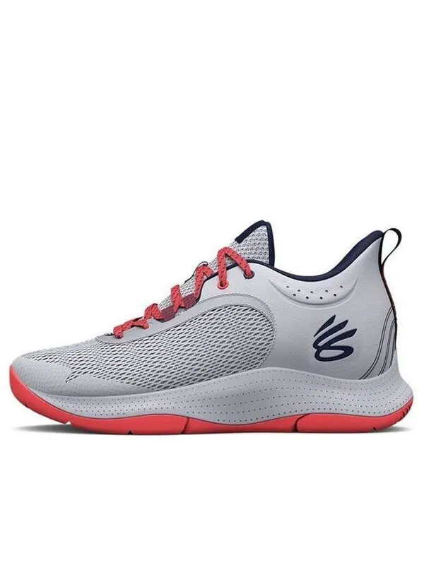 Кроссовки curry 3z6 'grey' Under Armour — изображение 1 из 4, серый/оранжевый/черный