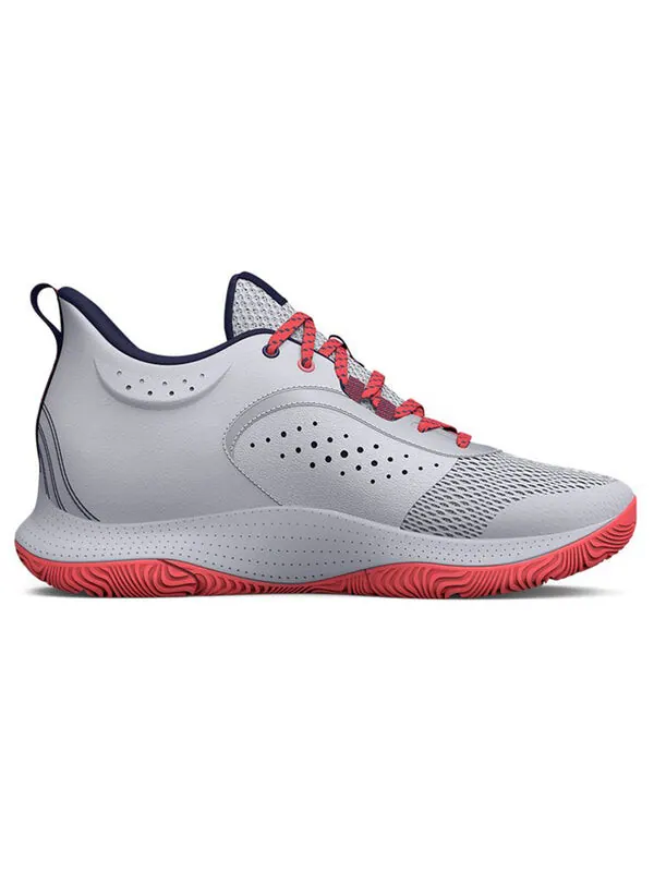 Кроссовки curry 3z6 'grey' Under Armour — изображение 2 из 4, серый/оранжевый/черный