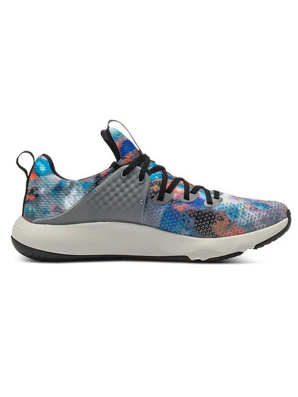 Кроссовки hovr rise 3 printed 'concrete halo grey' Under Armour — изображение 2 из 4, темный серый