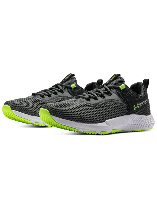 Кроссовки charged focus 'print - pitch grey' Under Armour — изображение 3 из 4, серый/зеленый