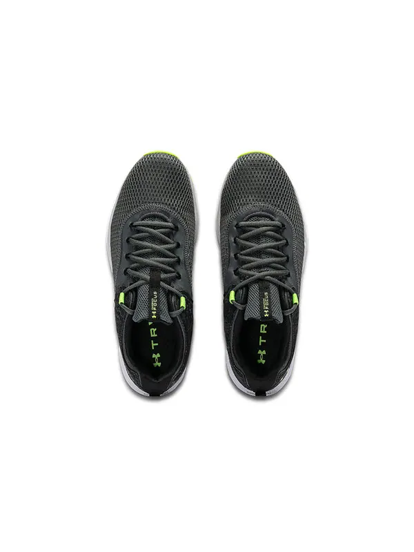 Кроссовки charged focus 'print - pitch grey' Under Armour — изображение 4 из 4, серый/зеленый