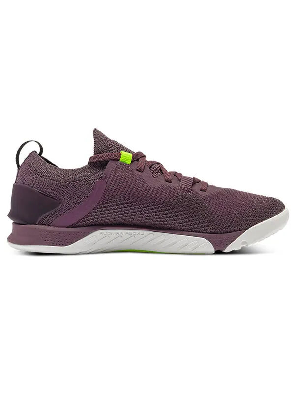Кроссовки tribase reign 3 'ash plum' Under Armour — изображение 2 из 4, белый/неоновый зеленый