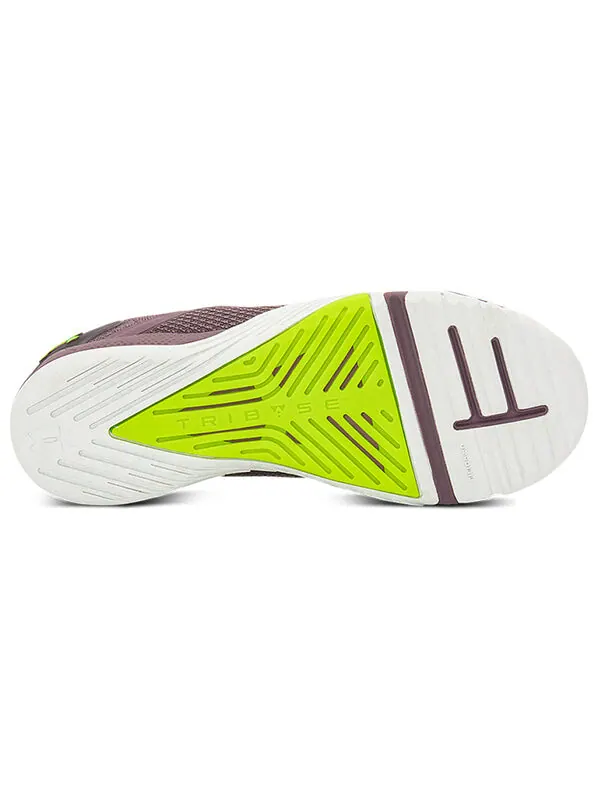 Кроссовки tribase reign 3 'ash plum' Under Armour — изображение 4 из 4, белый/неоновый зеленый