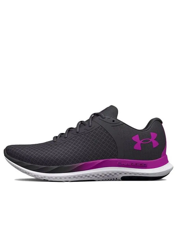 Кроссовки charged breeze 'jet grey strobe' Under Armour — изображение 1 из 4, черный/фиолетовый