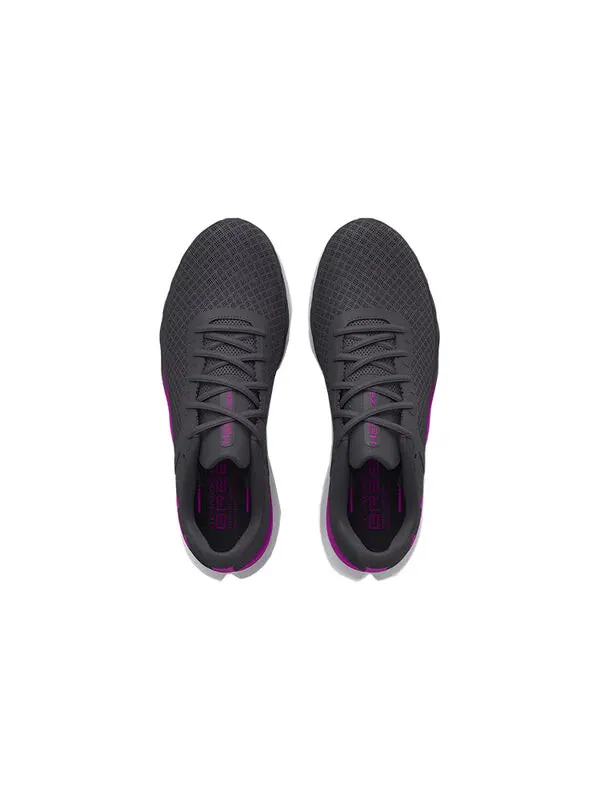 Кроссовки charged breeze 'jet grey strobe' Under Armour — изображение 4 из 4, черный/фиолетовый