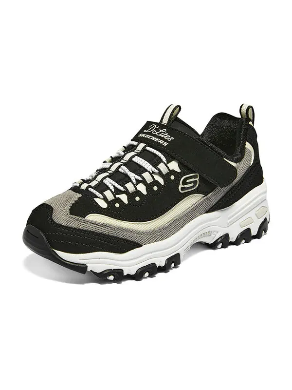 Кроссовки d'lites 1.0 marathon running shoes 'black grey beige' Skechers — изображение 3 из 4, черный/серый/бежевый
