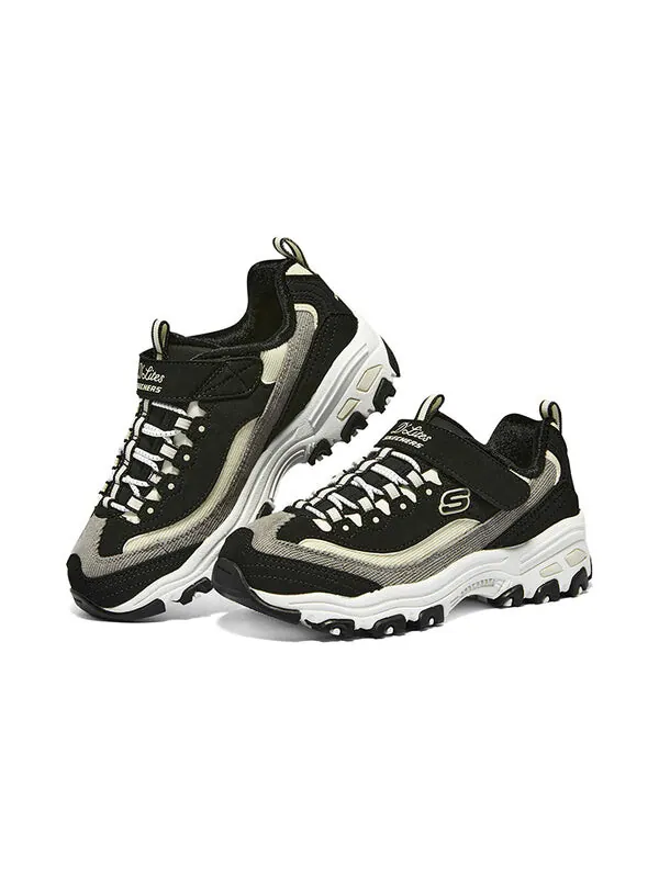 Кроссовки d'lites 1.0 marathon running shoes 'black grey beige' Skechers — изображение 4 из 4, черный/серый/бежевый