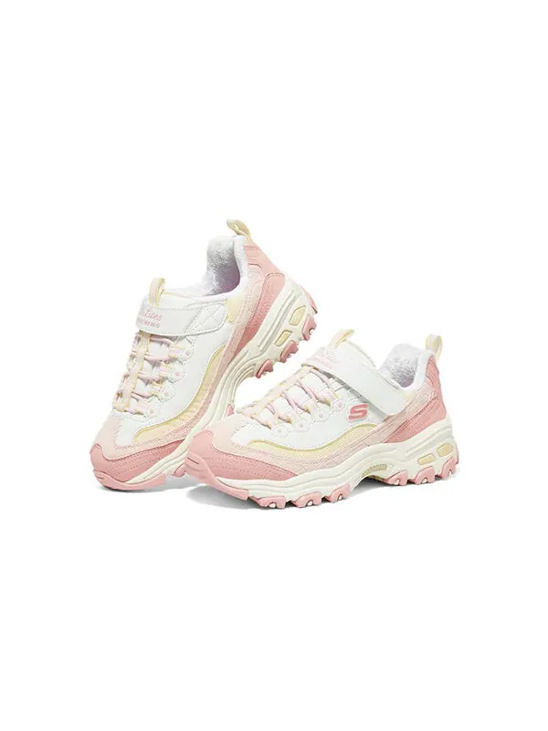 Кроссовки d'lites 'pink yellow' Skechers — изображение 3 из 4, розовый/желтый