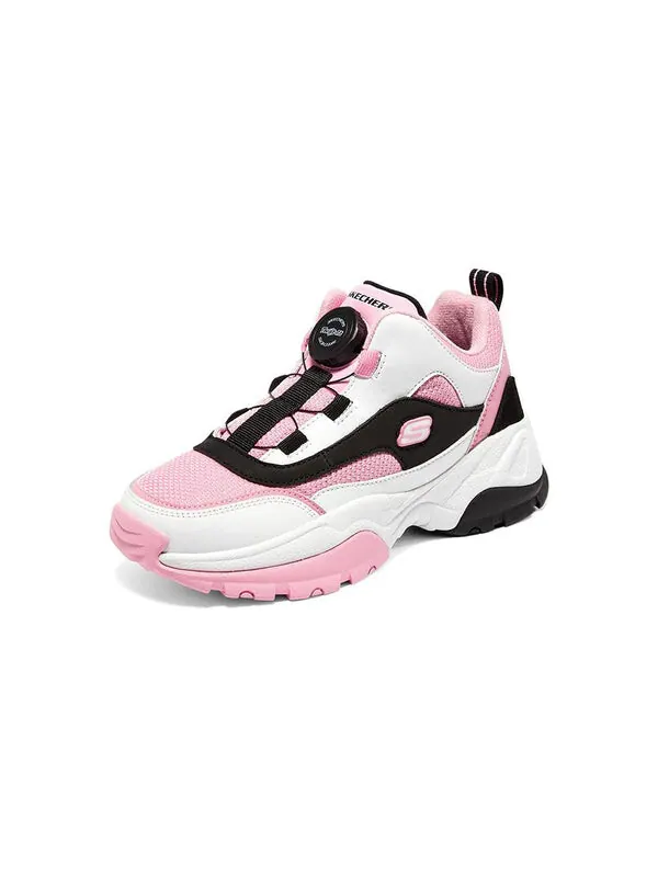 Кроссовки kozmiks 'white pink black' Skechers — изображение 3 из 4, белый/розовый/черный