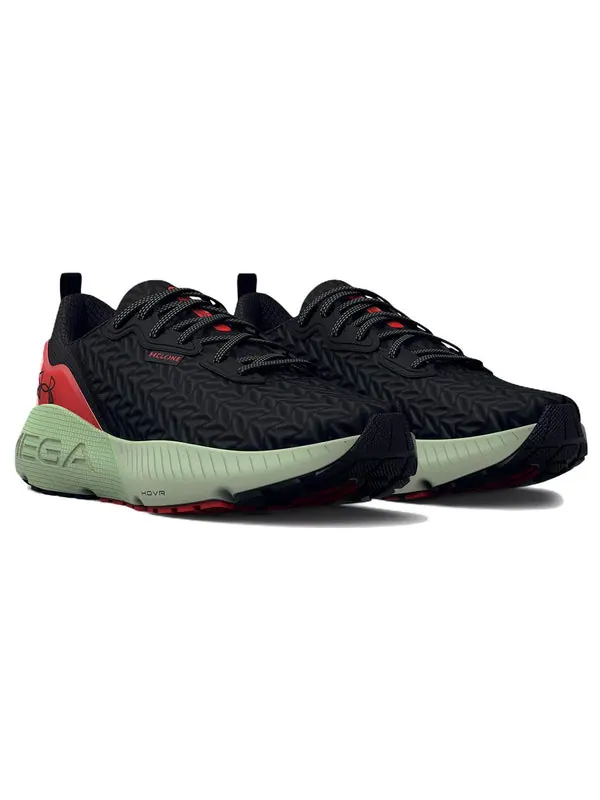 Кроссовки hovr mega 3 clone 'black phosphor green' Under Armour — изображение 2 из 4, черный/зеленый/оранжевый