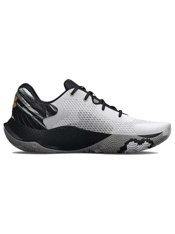 Кроссовки spawn 4 'printed - white black' Under Armour — изображение 2 из 4, белый/черный