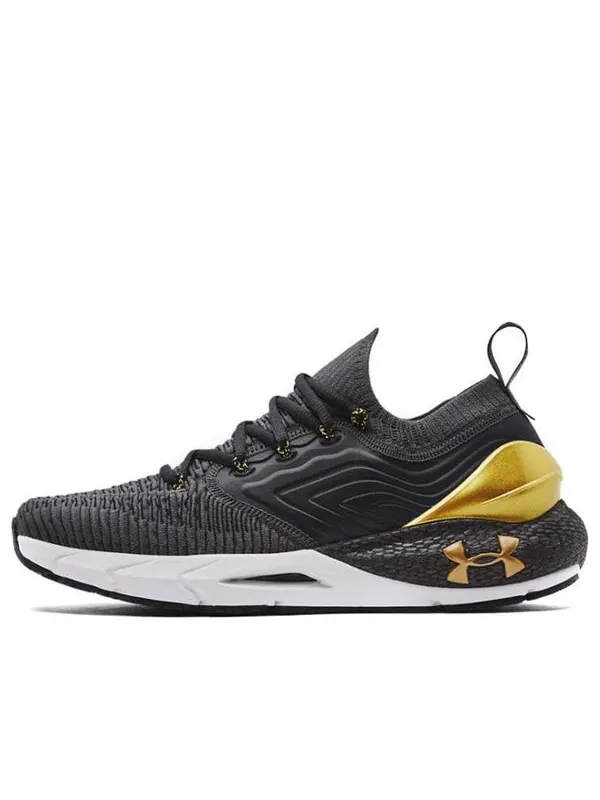 Кроссовки hovr phantom 2 inknt mtl 'jet grey gold' Under Armour — изображение 1 из 4, черный/золотистый/серый