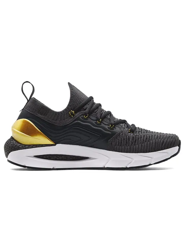 Кроссовки hovr phantom 2 inknt mtl 'jet grey gold' Under Armour — изображение 2 из 4, черный/золотистый/серый