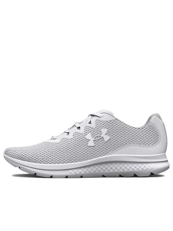Кроссовки charged impulse 3 'triple white' Under Armour — изображение 1 из 4, белый/серый