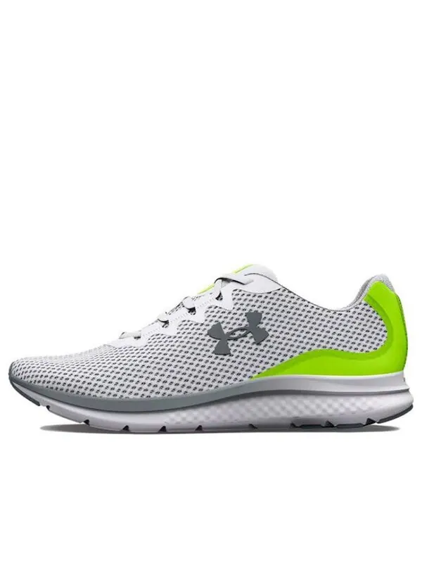 Кроссовки charged impulse 3 'white green' Under Armour — изображение 1 из 4, белый/серый/зеленый