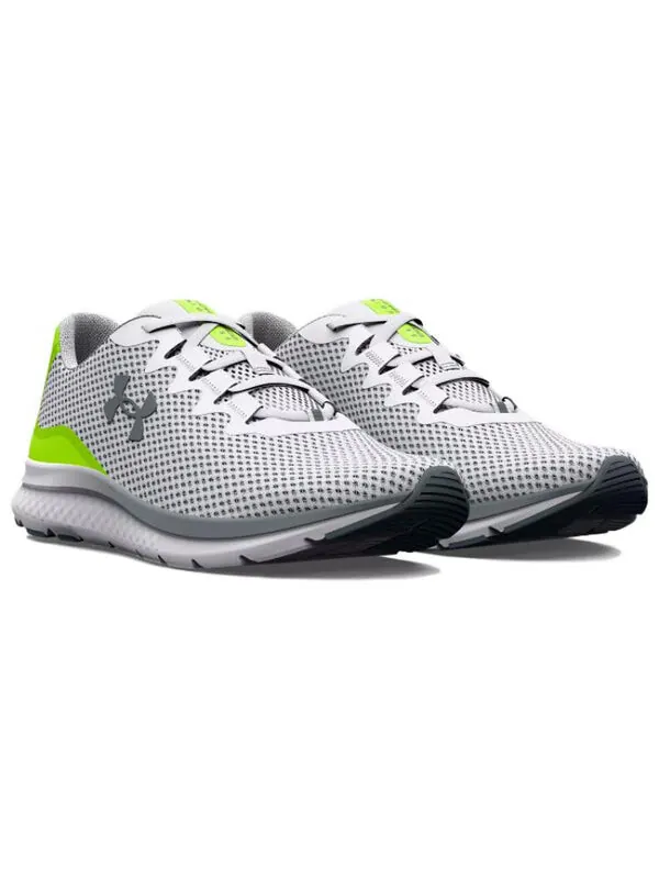 Кроссовки charged impulse 3 'white green' Under Armour — изображение 3 из 4, белый/серый/зеленый