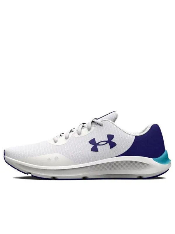 Кроссовки charged pursuit 3 'white sonar blue' Under Armour — изображение 1 из 4, белый/синий