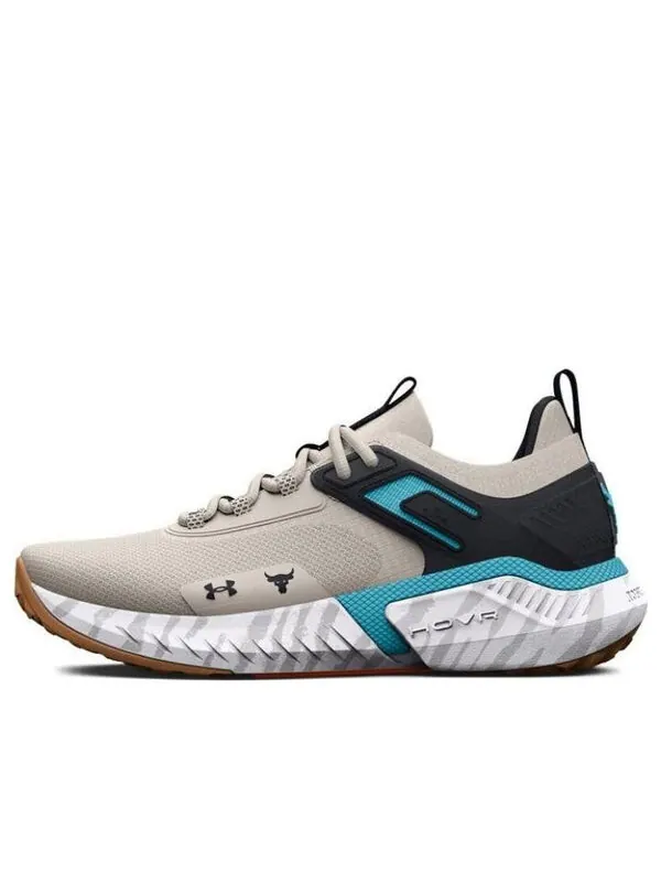 Кроссовки project rock 5 'grey' Under Armour — изображение 1 из 4, серый/зеленый/черный