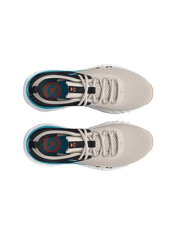 Кроссовки project rock 5 'grey' Under Armour — изображение 4 из 4, серый/зеленый/черный