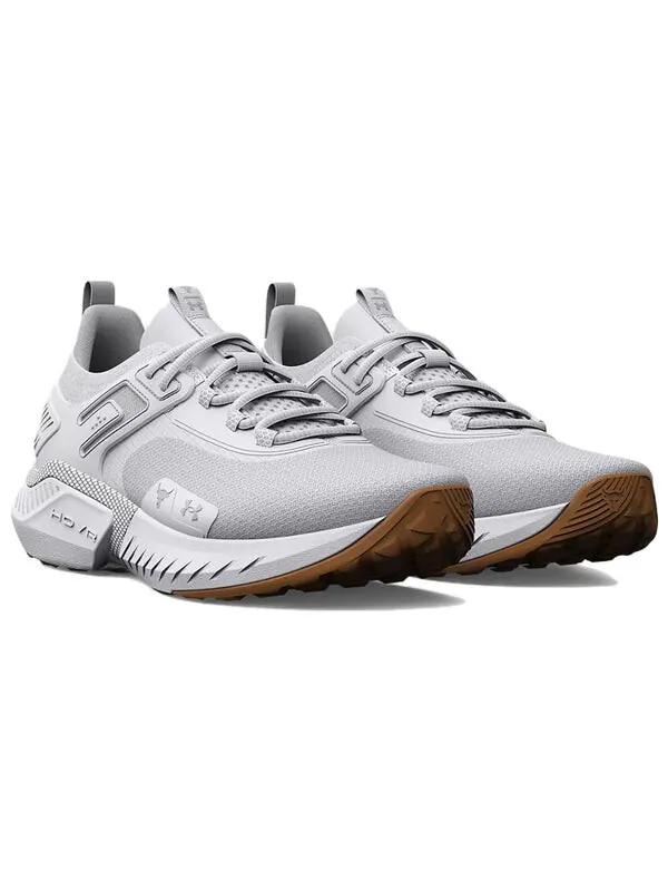 Кроссовки project rock 5 'white halo grey' Under Armour — изображение 3 из 4, белый/серый