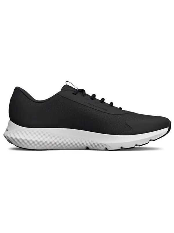 Кроссовки charged rogue 3 storm 'jet grey petrol blue' Under Armour — изображение 2 из 4, черный/синий/белый