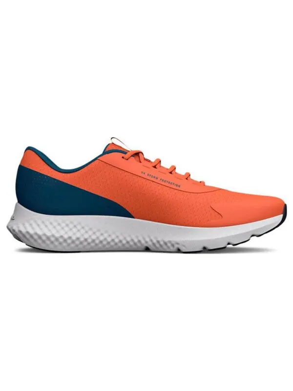 Кроссовки charged rogue 3 storm 'panic orange petrol blue' Under Armour — изображение 2 из 3, оранжевый/синий