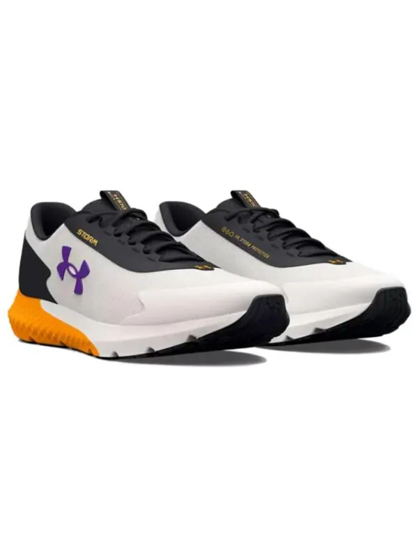 Кроссовки charged rogue 3 'yellow grey' Under Armour — изображение 3 из 4, серый/желтый/фиолетовый