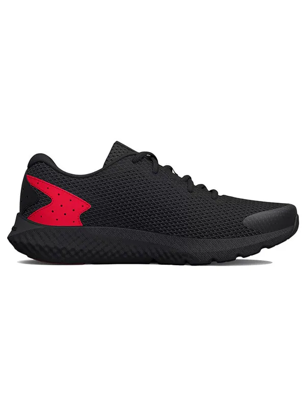 Кроссовки charged rogue 3 'black reflective' Under Armour — изображение 2 из 4, черный/красный