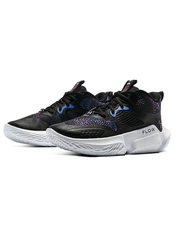 Кроссовки flow breakthru 3 'black blue multi-color' Under Armour — изображение 3 из 4, черный/мульти