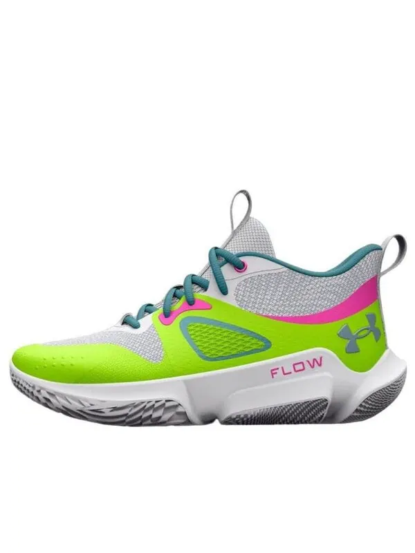 Кроссовки flow breakthru 3 Under Armour — изображение 1 из 4, серый/зеленый