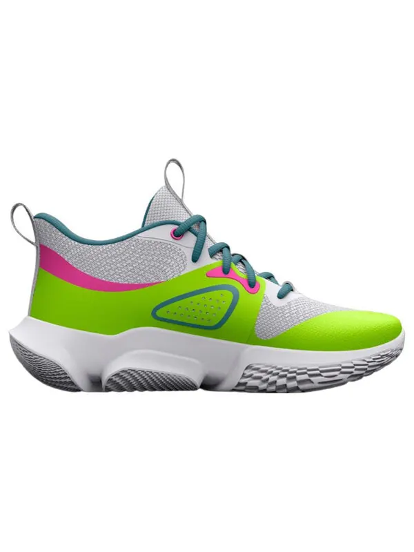 Кроссовки flow breakthru 3 Under Armour — изображение 2 из 4, серый/зеленый