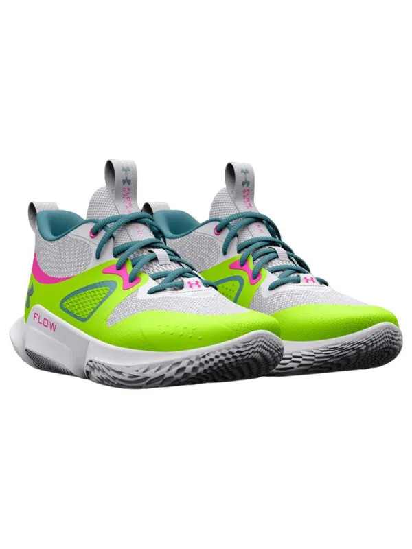 Кроссовки flow breakthru 3 Under Armour — изображение 3 из 4, серый/зеленый