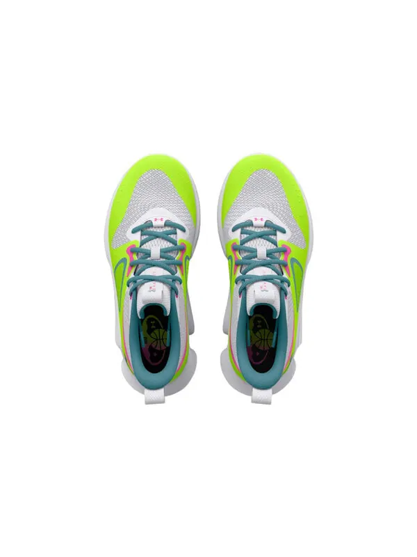 Кроссовки flow breakthru 3 Under Armour — изображение 4 из 4, серый/зеленый