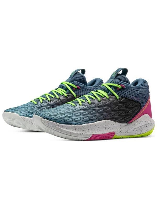 Кроссовки ua hovr havoc 5 clone 'artillery green' Under Armour — изображение 3 из 4, зеленый/белый