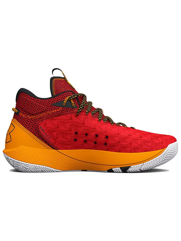 Кроссовки havoc 5 'red' Under Armour — изображение 2 из 4, красный/оранжевый/серый