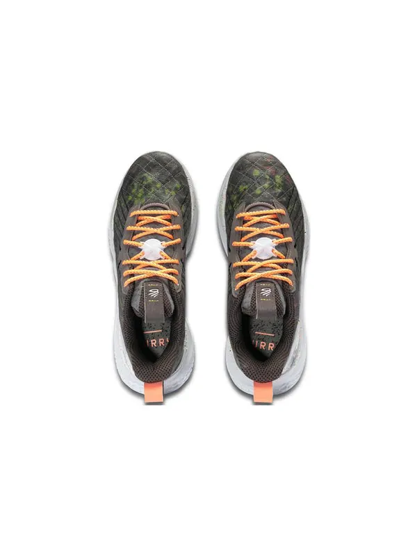 Кроссовки curry flow 10 'treasure land' Under Armour — изображение 4 из 4, серый/оранжевый/белый