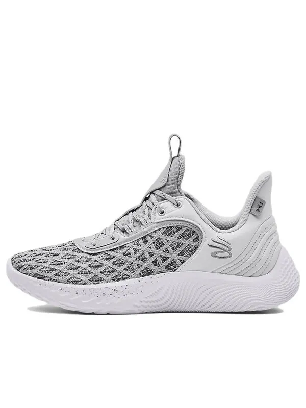 Кроссовки curry flow 9 team 'white mod grey' Under Armour — изображение 1 из 4, серый