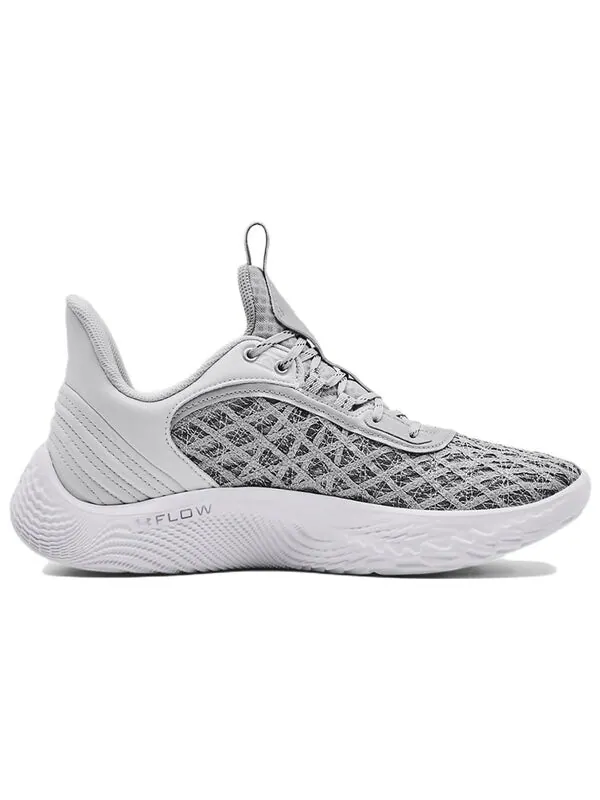 Кроссовки curry flow 9 team 'white mod grey' Under Armour — изображение 2 из 4, серый