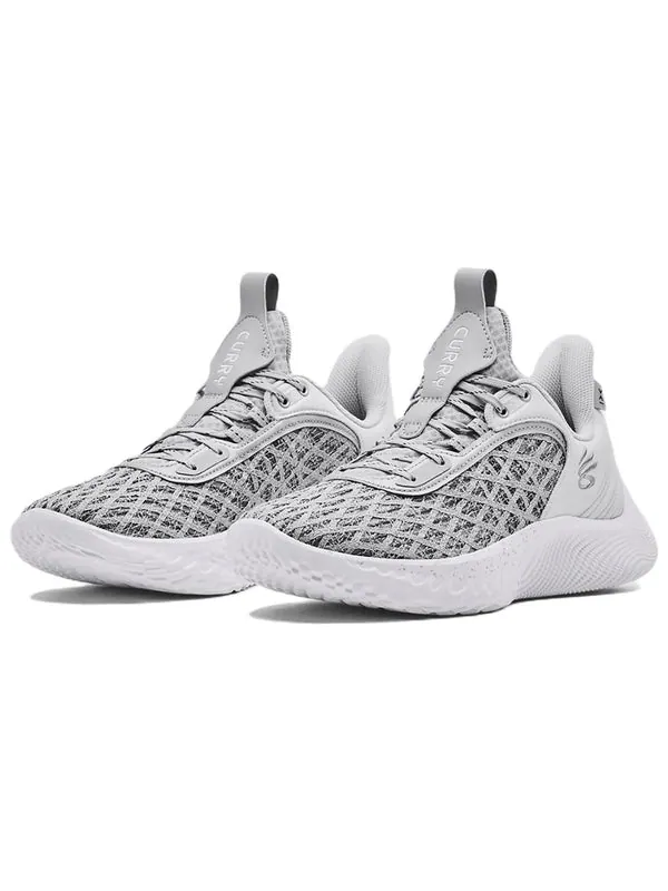 Кроссовки curry flow 9 team 'white mod grey' Under Armour — изображение 3 из 4, серый